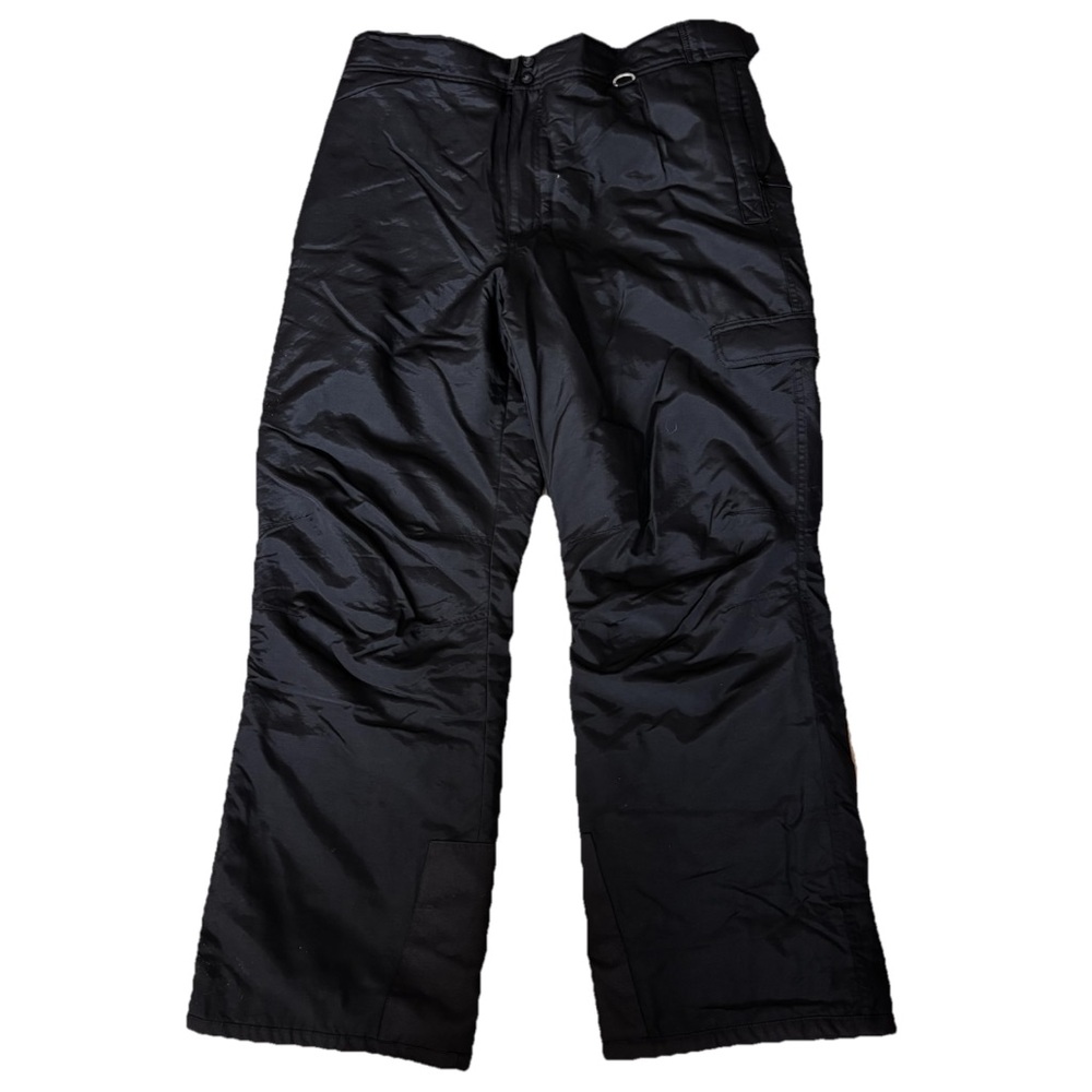Slalom Men’s Cargo Snowboard Ski Pants Size XL Black Insulated Waterproof